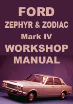 Ford Zephyr, Zodiac, Mark 4 Workshop Service Repair Manual Download pdf