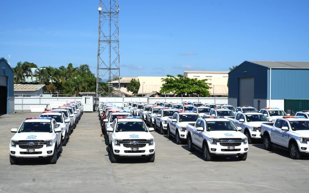 FGFS Successfully Delivered 40 Ford Ranger 4WD Police Trucks to Solomon Islands