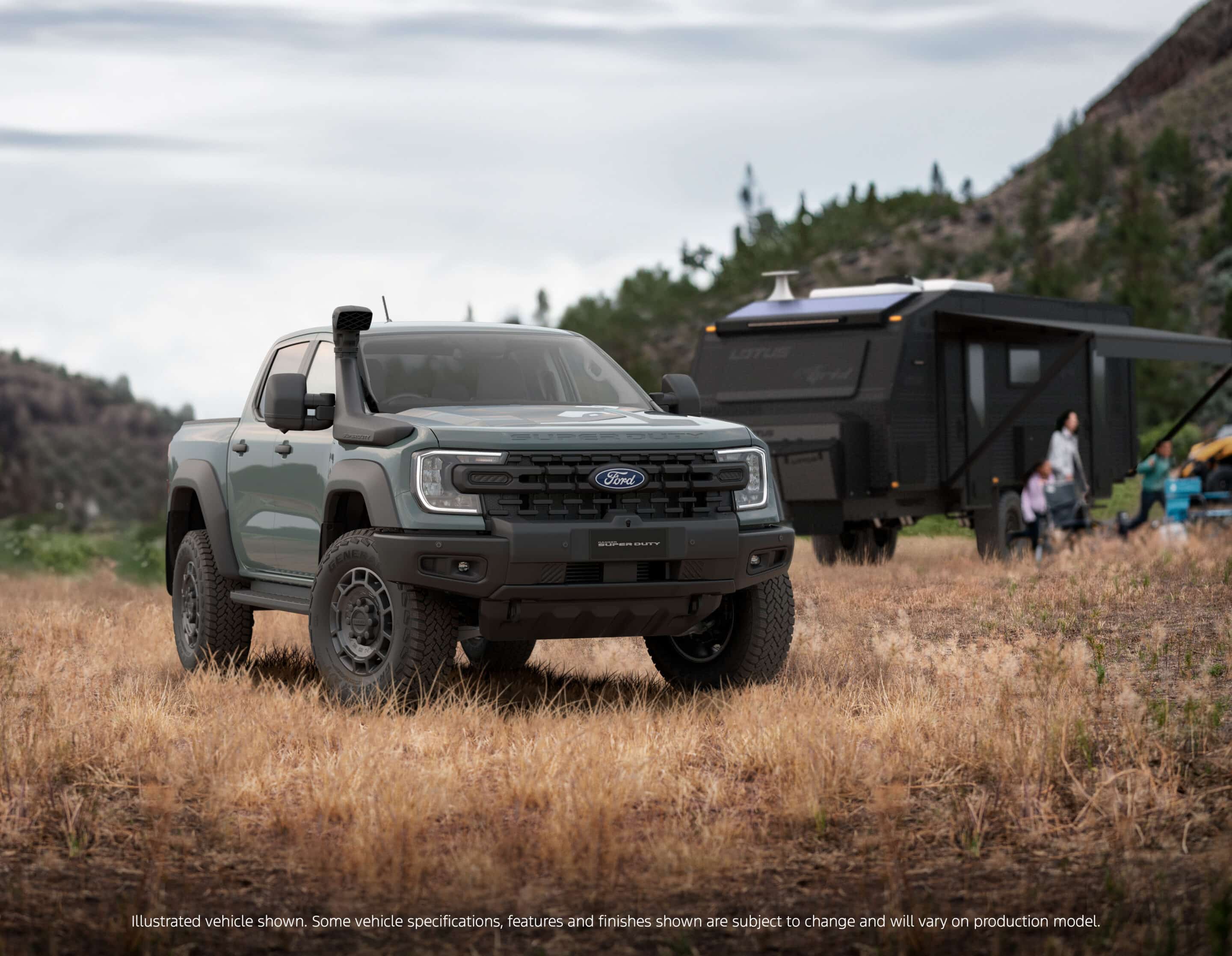 Ford Ranger Super Duty Traction Green