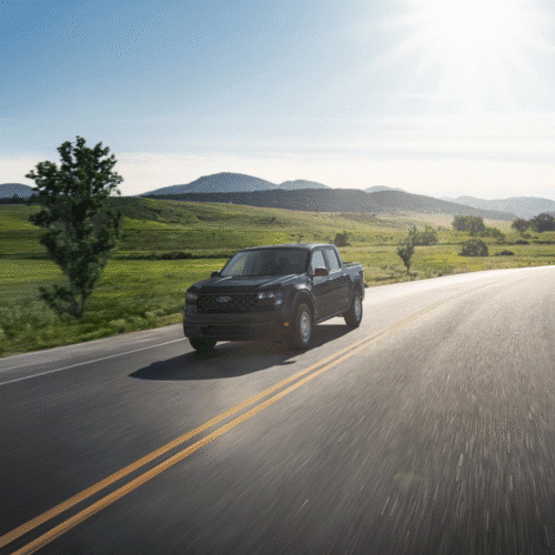 ford maverick black driving - ford global fleet sales