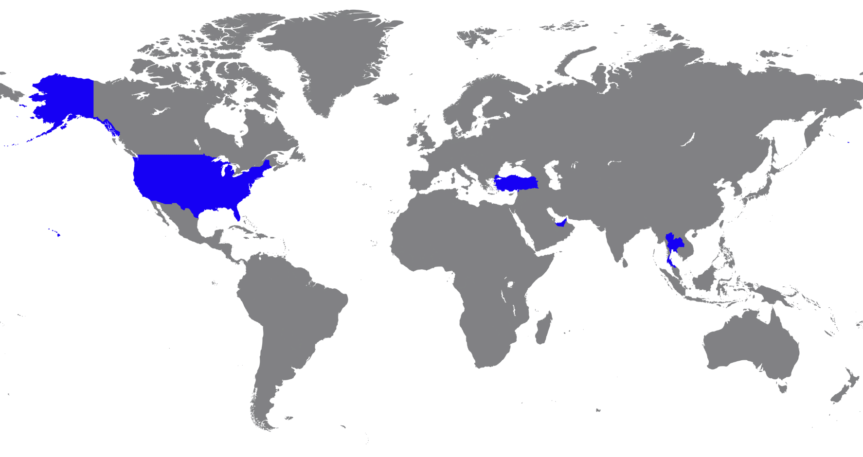 Ford Global Fleet Sales Parts Operations World Map