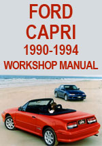 Ford Capri 1990-1994 Workshop Repair Manual